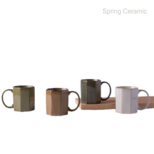 Irregular 350ml Reactive Glaze Coffee Mug SP2304-064
