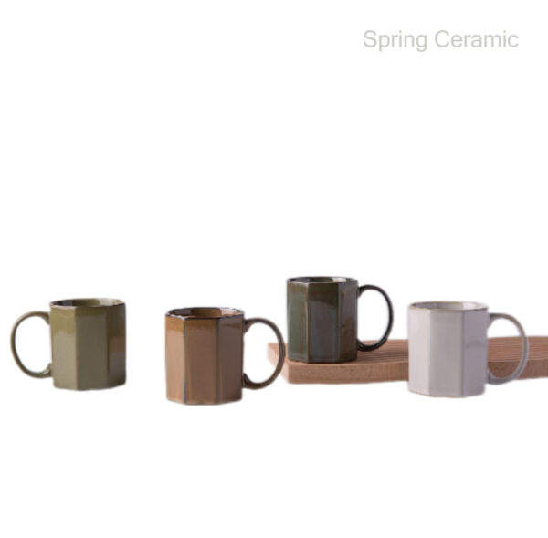Irregular 350ml Reactive Glaze Coffee Mug SP2304-064