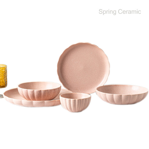 Pure Color glazed dinner set,dinnerware wholesale,factory direct sale - Image 3