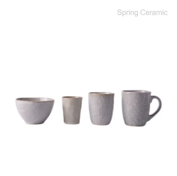 Ceramic Reactive Glaze Dinner Set - Image 2