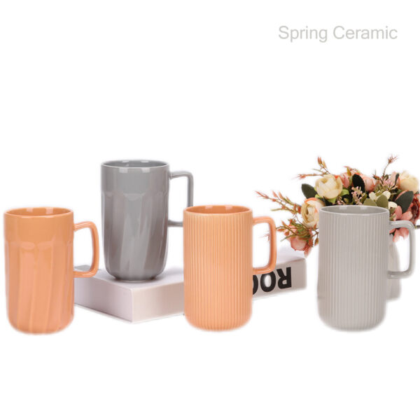 14oz coffee mug,sea-buckthorn mug,colorglaze cup,ceramic mug wholesale