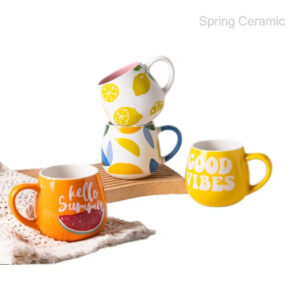 Lemon fruits series designed coffee mug