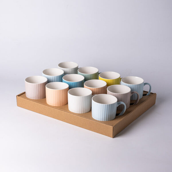 Pure color design mugs with simple words - Image 4