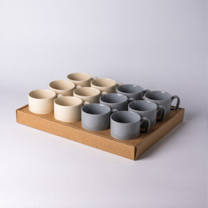 Pure color design mugs with simple words