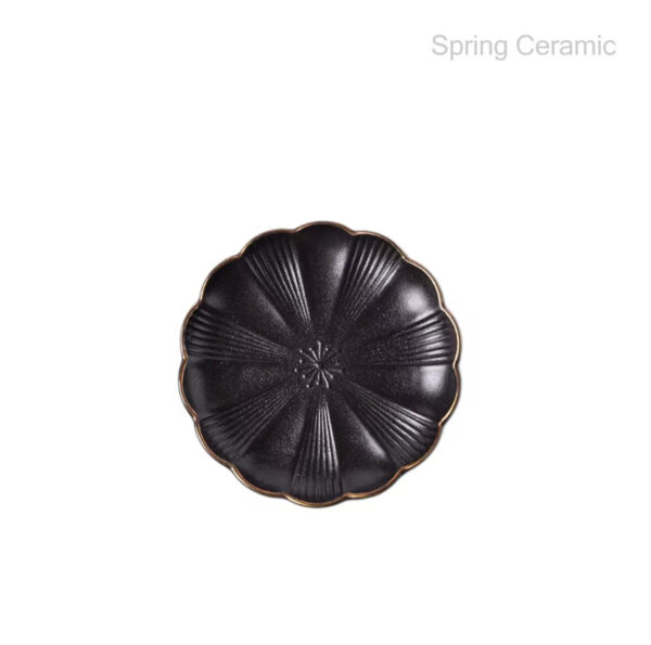 "Black and white design" dinner ware set - Image 3
