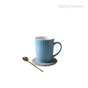 Embossed Color Glaze 380ml Mug