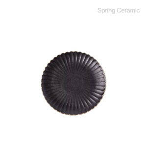 "Black and white design" dinner ware set