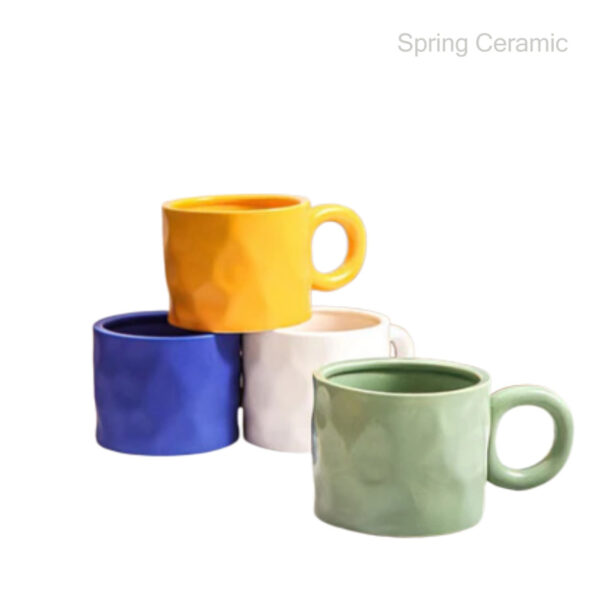 Matt Color Glaze Irregular Mug SP2304-052 - Image 4