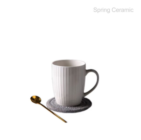 Embossed Color Glaze 380ml Mug - Image 2