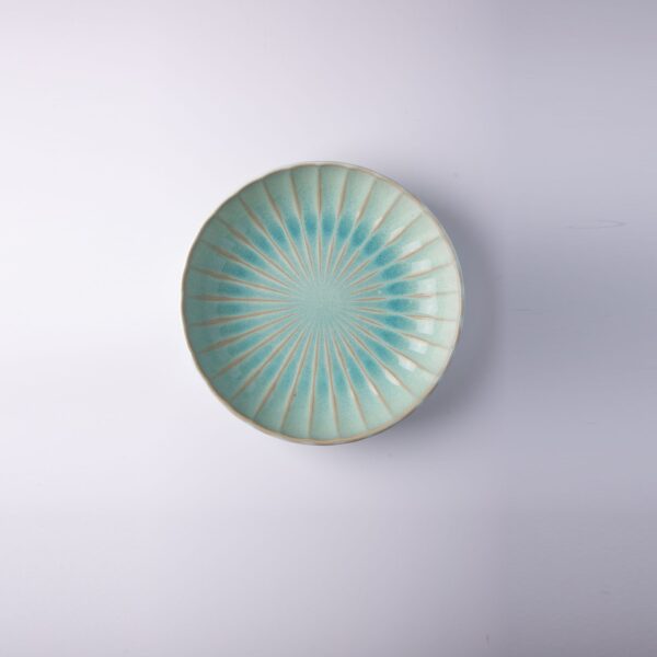 Ceramic Dinner Set-Floral Shape Green Color - Image 6