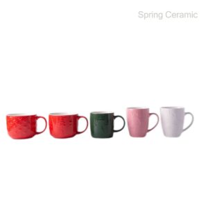 Embossed Color Glaze Ceramic Christmas