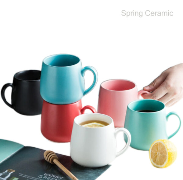 Matt Color Glaze Coffee Mug SP2304-031 - Image 4