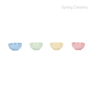 360 ml Embossed bowl color glaze
