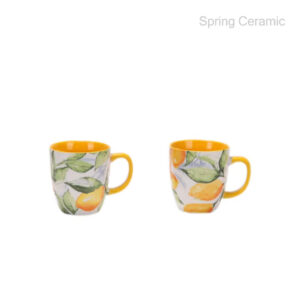 ”lemon“ design,340ml New Bone China Mug
