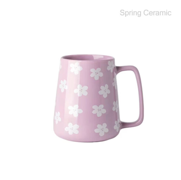 Reaction and color glazed large capacity mug - Image 3
