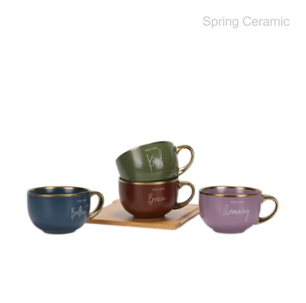 520ml bowl with the words"you are kind","you are brilliant","you are brave","you are amazing"