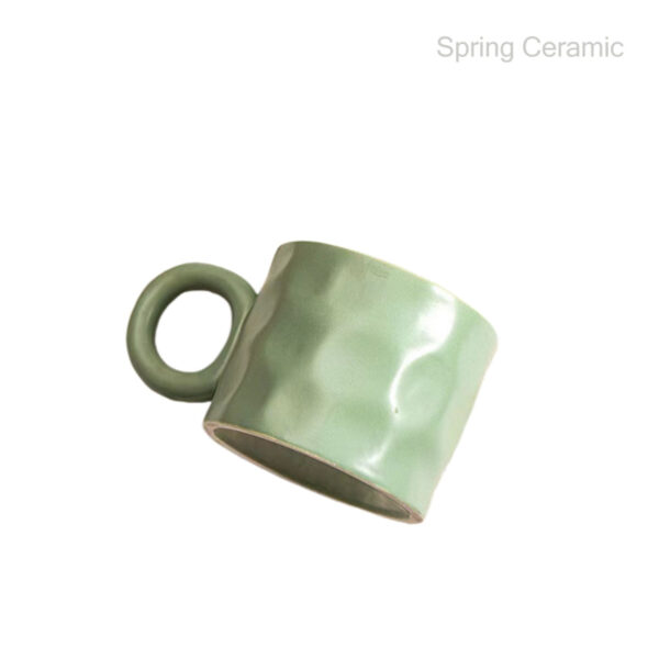 Matt Color Glaze Irregular Mug SP2304-052 - Image 3