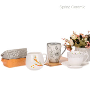 "sea-buckthorn" 220ml cup and saucer