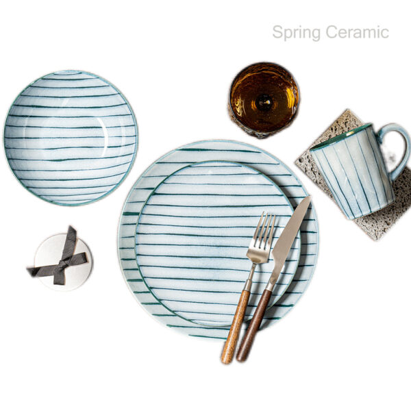 Multi color reaction dinner set table set - Image 3