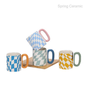 400ml geogratry mug with 4 designs
