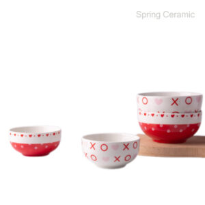 Valentine's Day Ceramic 650ml Bowl