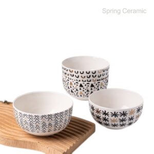 "white and black”design，650ml bowl