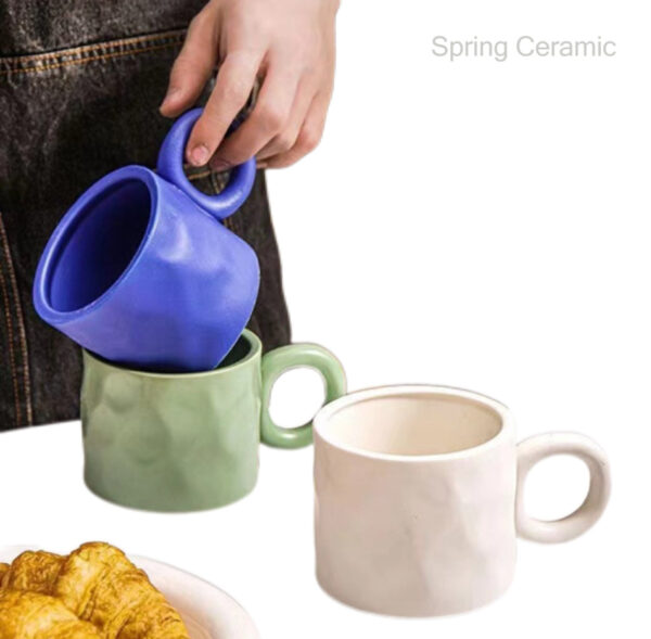 Matt Color Glaze Irregular Mug SP2304-052