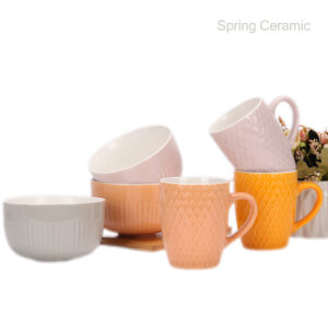 "sea-buckthorn"12oz mug,glazed coffee cup,best gift