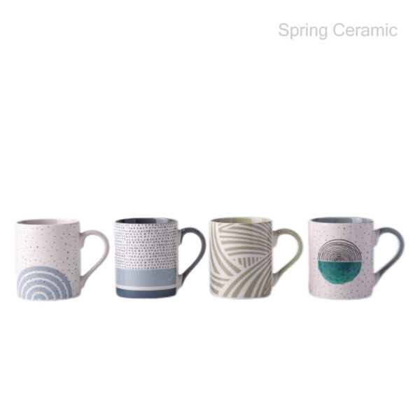 Ceramic Mug- Green Leaf Design SP2304-027 - Image 6