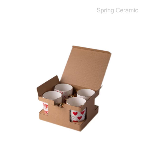 Valentine's Day Ceramic 320ml Oval Mug - Image 2