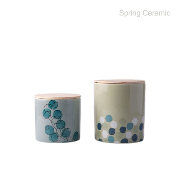 Ceramic Mug- Green Leaf Design SP2304-027 - Image 8
