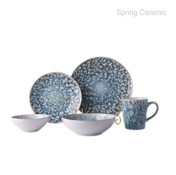 Ceramic Reactive Glaze Dinner Set ,ceramic dinner factory - Image 4