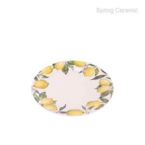 "lemon design", 10.5inch dinner plate
