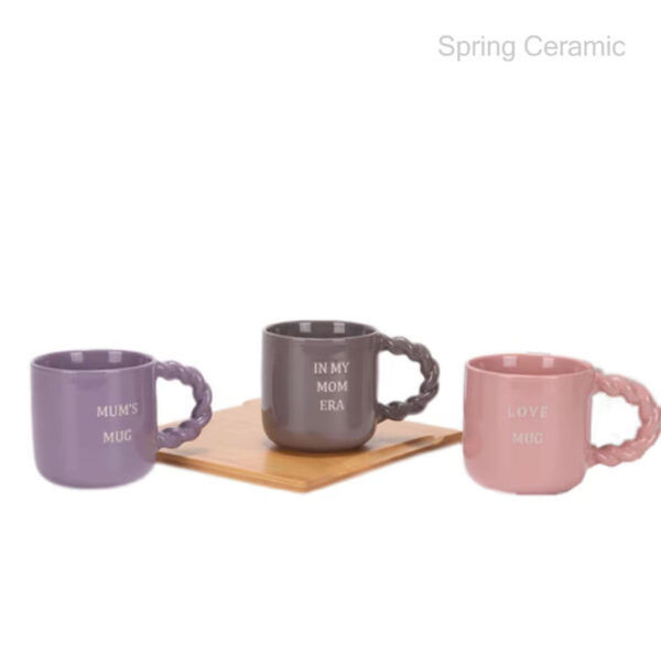 350ml mug with word"MUM'S MUG","LOVE MUG","MAMA NEEDS","IN MY MUM NEEDS"