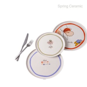 "Face design" 8"Plate