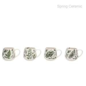 400ml "plant"design ceramic mug