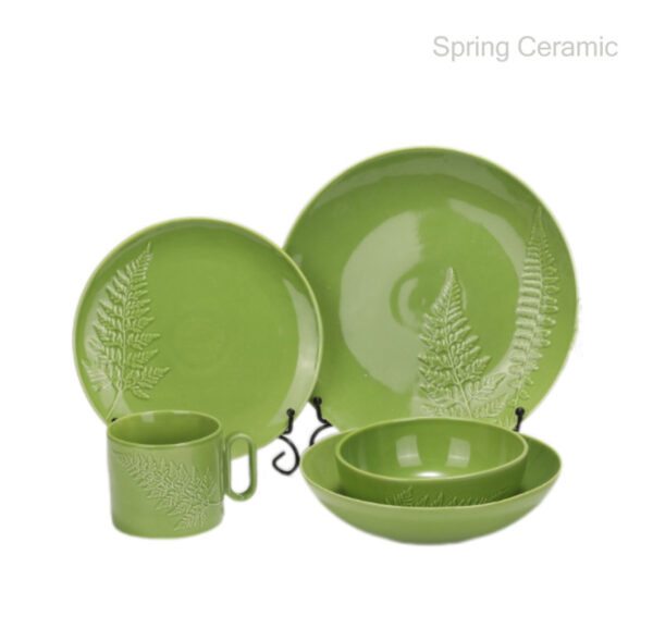 plant design dinner sets