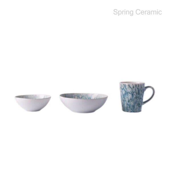Ceramic Reactive Glaze Dinner Set ,ceramic dinner factory