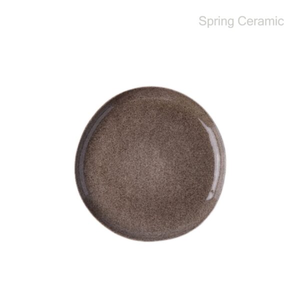 Ceramic Reactive Glaze Dinner Set Grey Color - Image 4