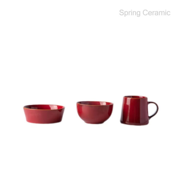 Ceramic Reactive Glaze Dinner Set