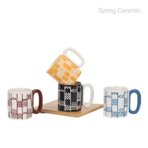 400ml geometric mug with 4 different design