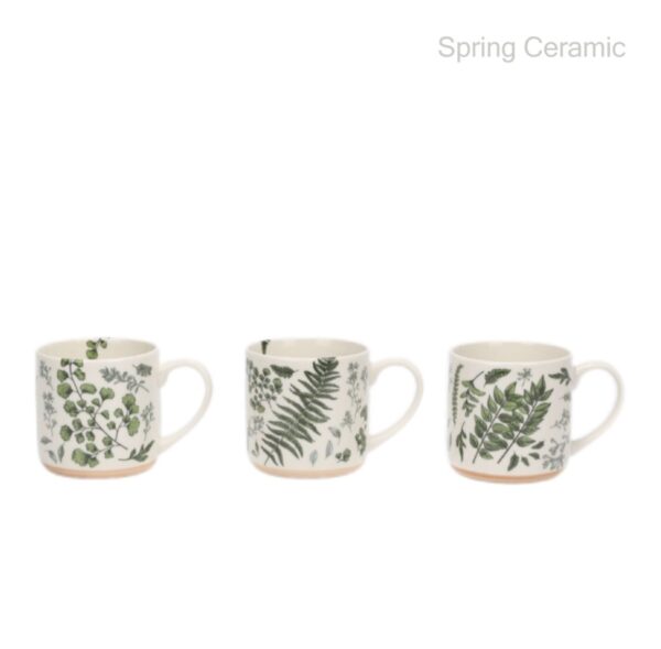 plant series,350ml ceramic mug,bottom makeup clay