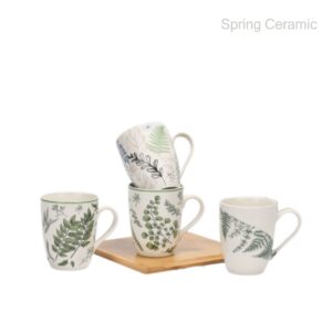 plant design,330ml new bone china mug