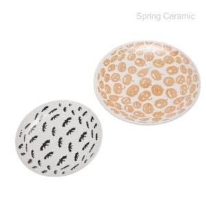 Pumpkin silk design plate