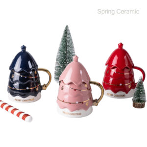 Spring Christmas Tree Shape mug