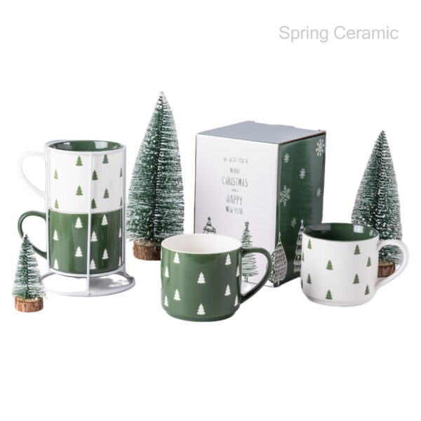 Christmas Tree design stack up mug