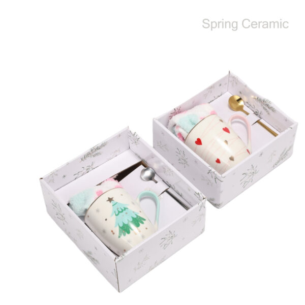 "Merry Christmas“ Mug Set With Spoon/Eye mask - Image 2