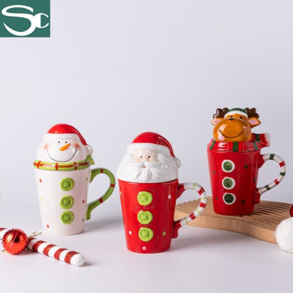 Spring Christmas design mug ,Animals cover design mug - Image 2